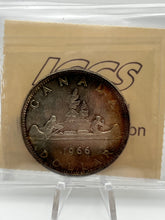 Canada Silver One Dollar 1966 MS-63 ICCS-Large beads