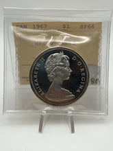 Canada Silver One Dollar 1967 SP-66 ICCS-Heavy Cameo