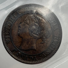 CANADA ONE CENT 1859 ICCS F-12 DP N9#1-CORROSION