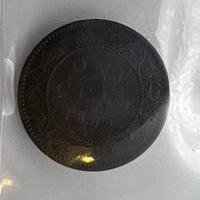 CANADA ONE CENT 1882 ICCS VF-30 Rotated Die OBV1