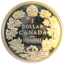 2011 Canada Silver Proof Dollar-100th Anniversary of Canada's 1911 Silver Dollar
