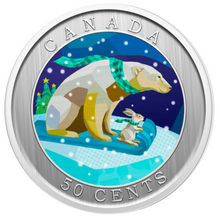 2023 Canada Nickel Half Dollar-50 Cents Holiday Sledding - Lenticular Coin