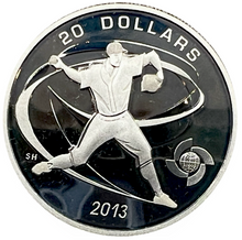 2013 20 Dollars Fine Silver Coin-World Baseball Classic Tournament-Pitcher