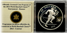 2013 20 Dollars Fine Silver Coin-World Baseball Classic Tournament-Runner
