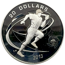 2013 20 Dollars Fine Silver Coin-World Baseball Classic Tournament-Runner
