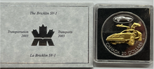 2003 Canada 20 Dollars Transportation on Land, Sterling - Bricklin SV-1