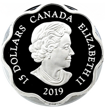 2019 $15 Fifteen Dollars-Lunar Lotus-YEAR OF THE PIG