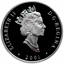 2001 Canada 20 Dollars Transportation on Land, Sterling coin # 5 The Marco Polo