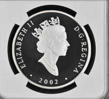 2002 Canada 20 Dollars Transportation on Land, Sterling coin # 9 D-10 Locomotive