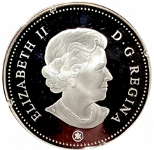 2008 Canada 20 Dollars Fine Silver Coin, Swarovski Crystal - Raindrop