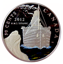 2012 Canada Silver Plated Proof 50-cent RMS Titanic