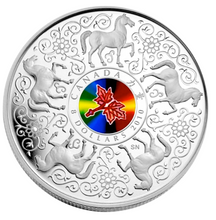 2010 Canada Sterling Silver $8 Eight Dollars- Silver Maple of Strength