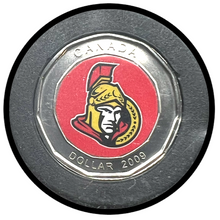2009 Ottawa Senators 1$ Mini puck and mini stick set dollar