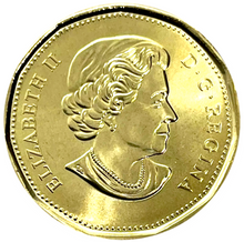 2022 Canada Uncirculated Loonie Dollar from Peace and Joy Set-Santa