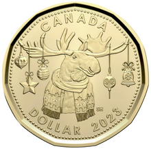 2023 Canada Uncirculated Loonie Dollar from Peace and Joy Set-The Moose