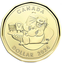 2024 Canada Uncirculated Loonie Dollar from Born in 2024