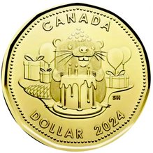 2024 Canada Uncirculated Loonie Dollar from Happy Anniversary Gift Set-The Beaver