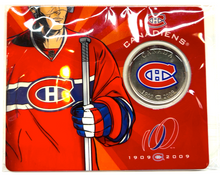 2009 Fifty Cents-Montreal Canadiens Centennial 1909-Complete set, 6 Coins and an Album