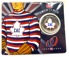 2009 Fifty Cents-Montreal Canadiens Centennial 1909-Complete set, 6 Coins and an Album