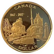 2017-1867 Canada Nickel Proof Loonie Dollar-150th Anniversary our Home and Native Land (Copie)