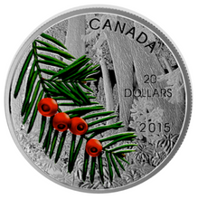 2015 20$ Fine Silver Coin-Forests of Canada-Boreal Balsam popular