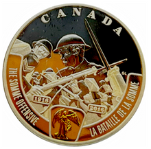 2016 1 oz. Pure Silver Coin – First World War Battlefront Series-The Somme Offensive