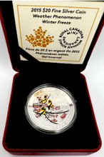 2015 Canada 20 Dollars Fine Silver Coin, Weather Phenomenon-Winter Freeze