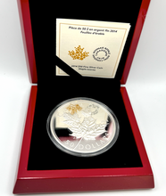 2014 $50 Fifty Dollars, Fine Silver Coin-Maple leaf