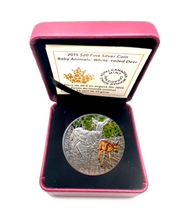 2015 Canada 20 Dollars Fine Silver Coin, Baby Animals-White-Tailed Deer