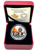 2017 Canada Fine Silver $10 Ten Dollars-Passion to Play-Ottawa Senators
