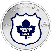 2014 25 Cents-National Hockey League-Toronto Maple Leafs
