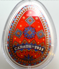 2025 Canada 20 Dollars Fine Silver Coin, Pysanka