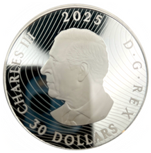 2025 Thirty Dollars Fine Silver Coin, Magic of the Northern Lights