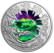 2025 Thirty Dollars Fine Silver Coin, Magic of the Northern Lights