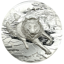 2025 Canada 20 Dollars Fine Silver Coin, Great hunters-Grey wolf