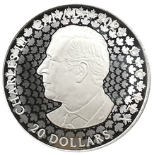 2025 Canada 20 Dollars Fine Silver Coin, Great hunters-Grey wolf