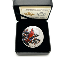 2023 Canada 20 Dollars Fine Silver Coin, Colourful Birds-Northern Cardinal