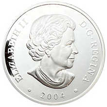 2004 Canada 20 Dollars Natural Wonders,  Fine Silver coin- Hopewell Rocks