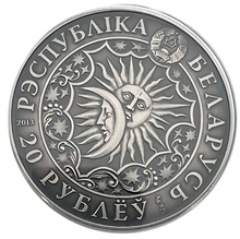2013 Republic of Belarus Signs of Zodiac 20 Rubles-Libra