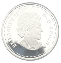 2011 Fine Silver $15 Hologram Raindrop Coin - Maple of Happiness