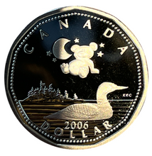 2006 Canada Proof Silver Loonie Dollar- Baby Lullabies