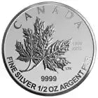 2020 Silver Maple Leaf Fractional Set-O Canada