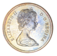 1972 Canada Silver Specimen Dollar-Voyageur