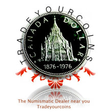 1976 Canada Silver Specimen Dollar-Library of Parliament