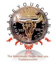 1982 Canada Silver Brillant Uncirculated Dollar-Regina Centennial