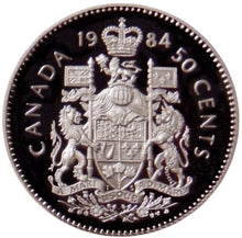 1984 Canada Fifty Cents Nickel proof Heavy cameo