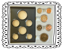 1986 6 Coin Specimen Set-Voyageur