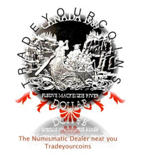 1989 Canada Silver Proof Dollar-Mackenzie