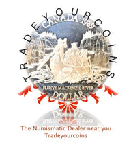 1989 Canada Silver Brillant Uncirculated Dollar-Mackenzie