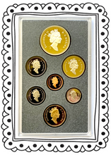 1991 Proof Set-175th Anniversary of the Frontenac